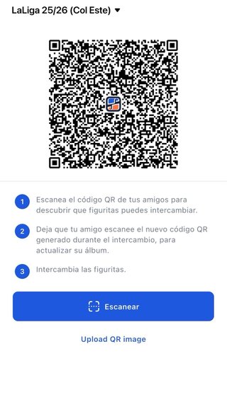 Intercambio cromos LaLiga 25/26 Colecciones Este