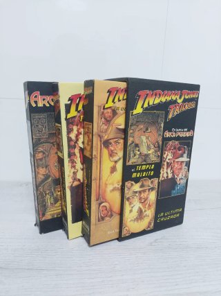 VHS Trilogía Indiana Jones