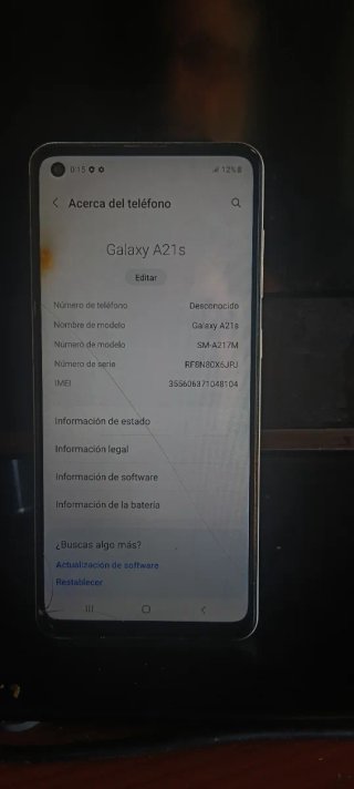 Samsung Galaxy A21S - Funciona Perfecto Leed
