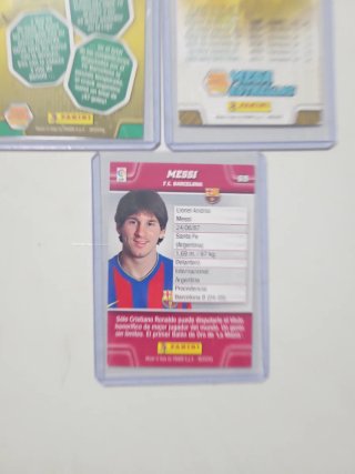 Lote 3 cromos Messi F.C. Barcelona NO SE VENDEN S