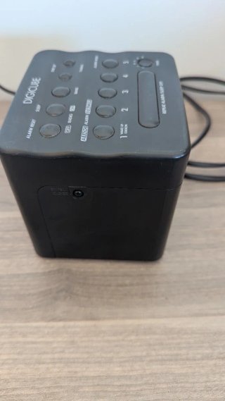Sony Digicube Radio Despertador Negro