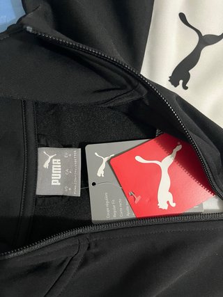 Chandal deportivo Puma negro y blanco