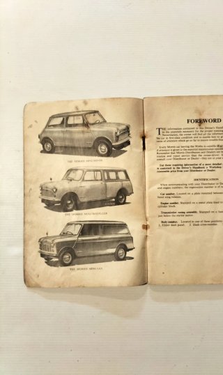Manual Mini mk1 1963 en Inglés