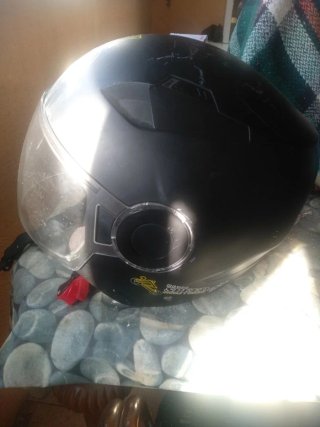 Casco Moto Negro SPEED BIKE Subwoofer ua