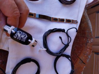 Bracciali uomo misti pelle e metallo