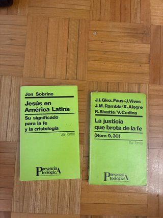 Lote de 2 Libros: Colección Presencia Teológica