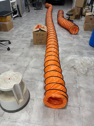 Extractor Vevor 300mm Naranja