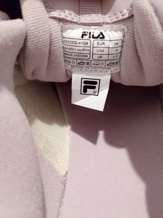 Zapatillas Fila Mujer Rosa y Blanco
