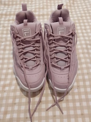 Zapatillas Fila Mujer Rosa y Blanco