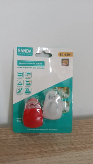 Juego de 2 Luces LED para Bicicleta SANDA
