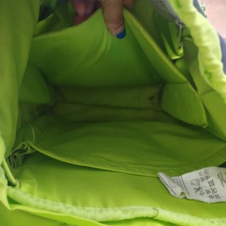 Zaino ergobag nero e verde