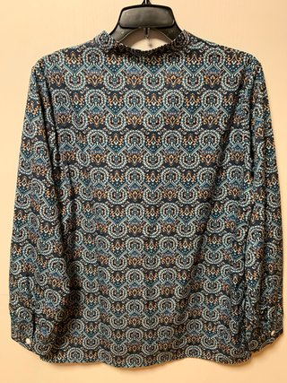Blusa Boho Estampada Manga Larga