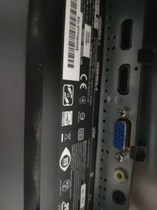 Pantalla Asus 24 pulgadas Negra