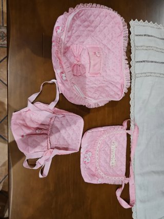 Accesorios para muñecos bebé, rosa