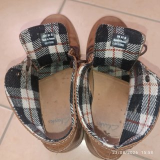 Scarponcini Clarks Marroni Tg 40