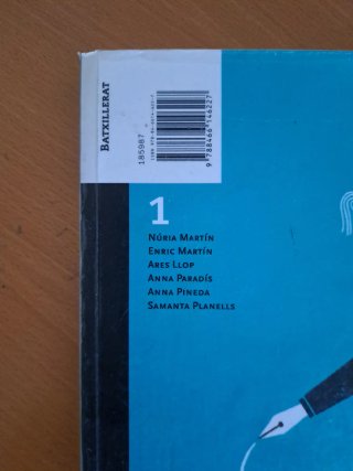 Llengua catalana i literatura, 1r Batxillerat H...
