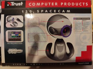 Webcam Trust Spacecam 120 USB con piedistallo