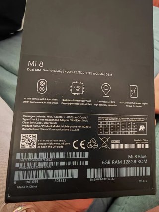 Xiaomi Mi 8 128GB Azul. Libre