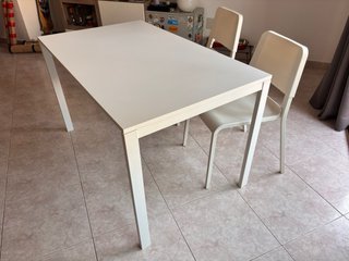 Mesa Melltorp + 2 Sillas Teodores Ikea