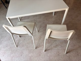 Mesa Melltorp + 2 Sillas Teodores Ikea