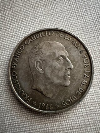 Moneda Francisco Franco 1953 Y muchas monedas