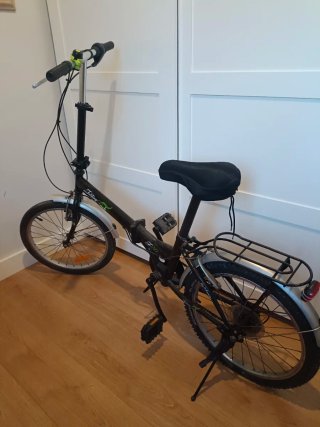 Bicicleta plegable F20 Negra