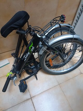 Bicicleta plegable F20 Negra