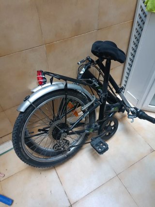 Bicicleta plegable F20 Negra