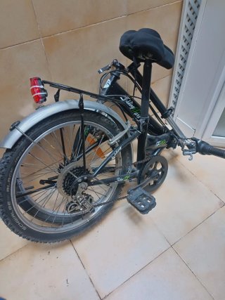 Bicicleta plegable F20 Negra