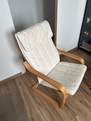 Conjunto dos sillones Poäng Ikea Madera