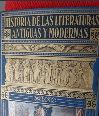 Libro antiguo 1941 Historia de la literatura