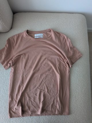 Camiseta Zara Hombre Talla M Salmón