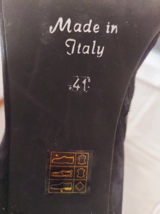Stivaletti neri con fantasia zebra in pelle vera