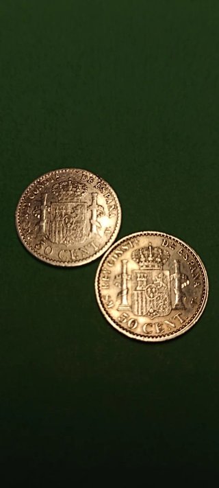Lote 50 cts. Plata.