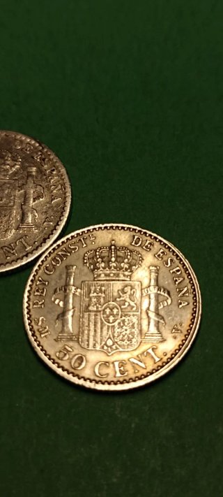 Lote 50 cts. Plata.