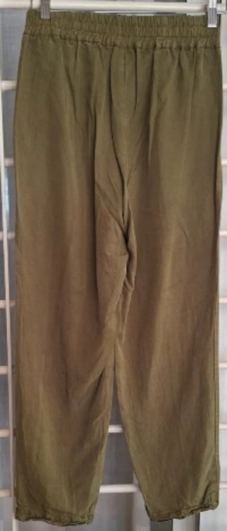 Pantalón ancho mujer verde Stradivarius