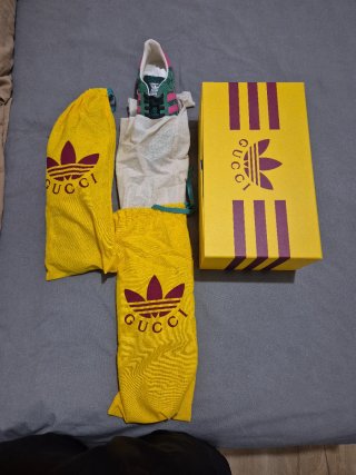 Adidas x Gucci Gazelle GG Monogram Verde 42.5
