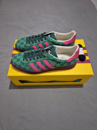 Adidas x Gucci Gazelle GG Monogram Verde 42.5