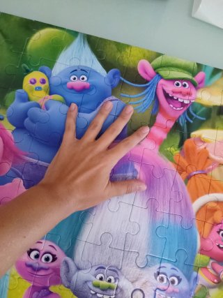 Puzzle Trolls Maxi 104 + puzzle regalo adicional