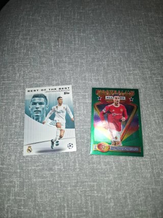 Lote 2 cartas Cristiano Ronaldo CR7