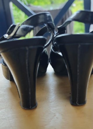 Sandalias de tacón Clark's negras