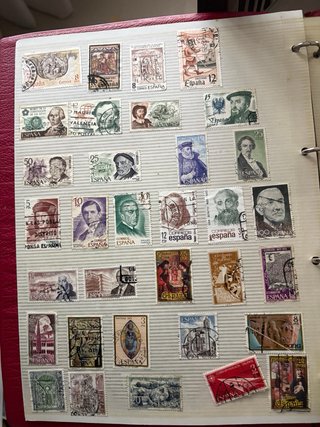 Lote de sellos de España y el mundo