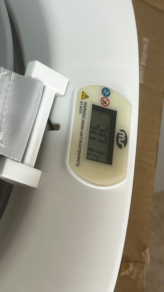 Bañera bebé con termómetro y cojin NUEVA