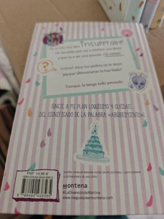 9 libros de MARTINA