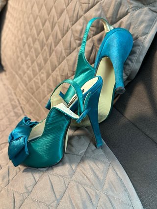 Tacones Furezza Mujer Azul Petróleo