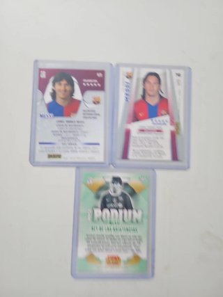 Lote 3 cromos Messi FC Barcelona