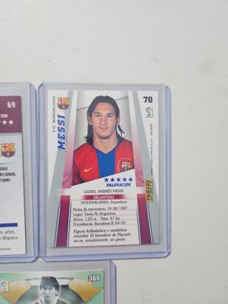 Lote 3 cromos Messi FC Barcelona