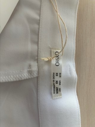 Shorts blancos OYSHO talla XS