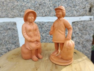 Figura de terracota para colorear