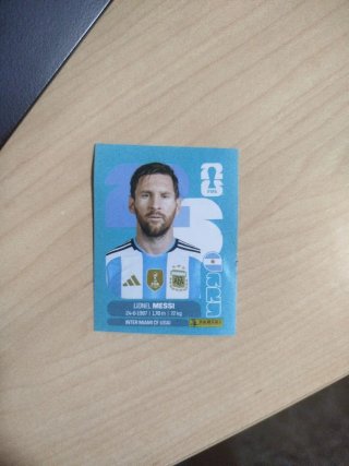 Carta Lionel Messi Panini Mundial 2026